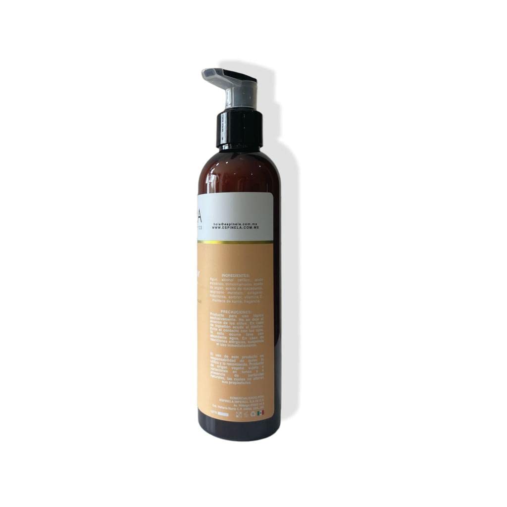 Crema cirugía capilar Espinela cabello hidratado, sin frizz, suaviza las puntas secas