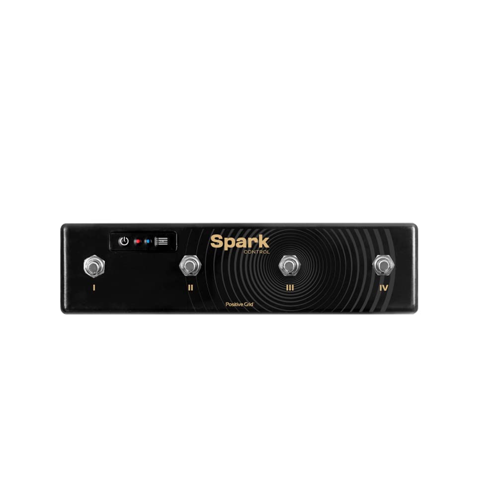 Control de chispa Positive Grid Control inalámbrico de pedal de guitarra para amplificador de guitarra Spark y aplicación móvil con pistas de respaldo