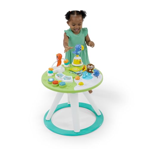 Bright Starts Around We Go - Mesa y centro de actividades 2 en 1 para caminar
