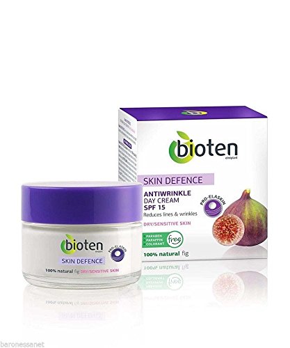 Bioten Skin Defence Crema de día antiarrugas SPF15 para piel seca y sensible, 50 ml de capital de la piel
