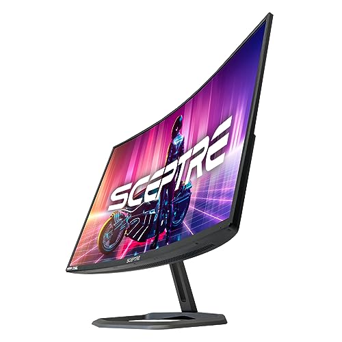 Monitor Gaming Sceptre Curvo 32 Pulgadas Negro 240Hz 1ms 99% sRGB AMD FreeSync Premium con Altavoces Incorporados