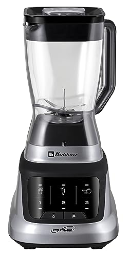 Koblenz Licuadora Profesional LKM-9406, 1200 W, 6 Programas de Licuado, Ultra Silenciosa, Vaso Plástico de 2 L, para Smoothies, Licuados, Jugos y Salsas, Incluye Accesorio, Licuadora para Batidos