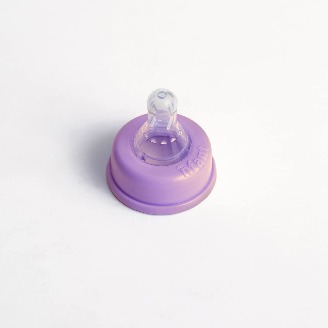 Pezón de Flujo Lento Infant Morado 6 ml/min Paquete de 4