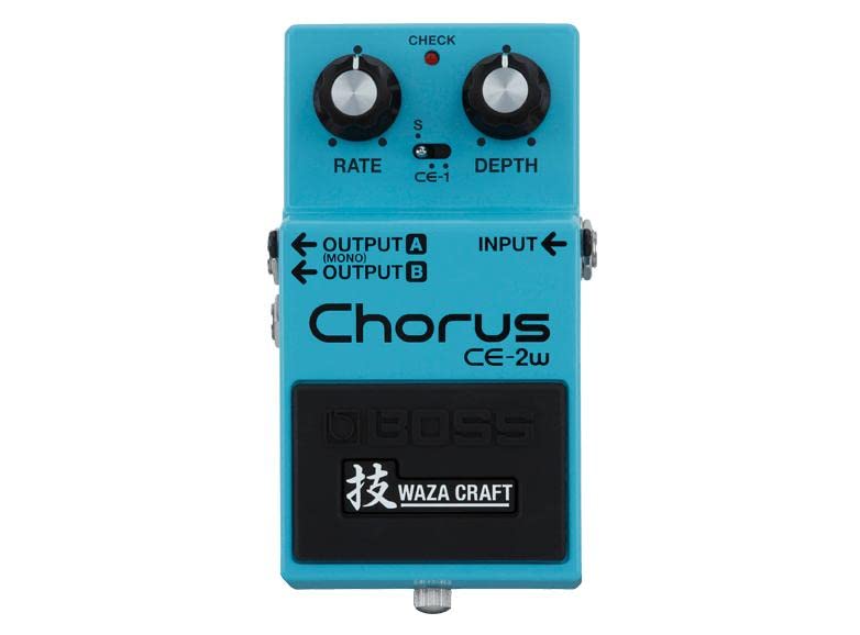 BOSS CE-2W Pedal- Diseñado Para Alto Rendimiento, Azul (CE-2W)