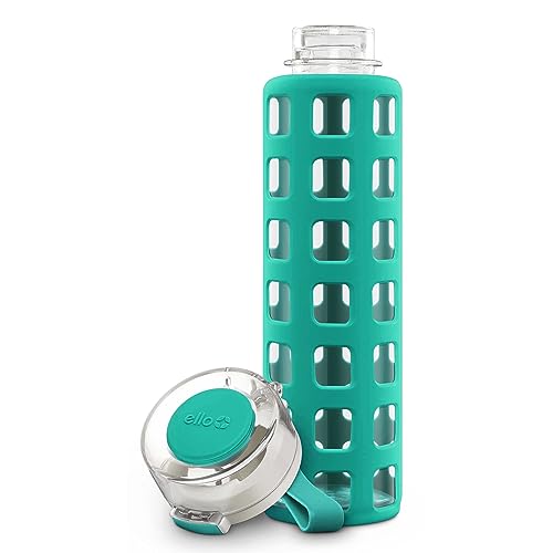 Ello Syndicate, Botella de vidrio para agua de 20 oz, color menta