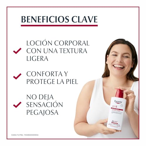 Eucerin pH5 Loción Hidratante para Piel Seca y Sensible - 1 x 400 ml