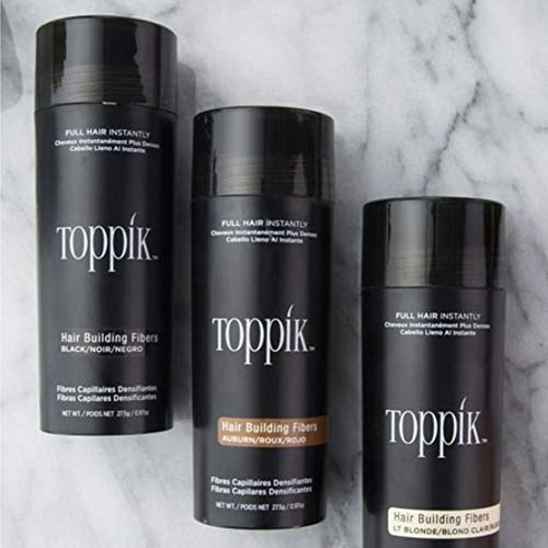 Toppik - Fibras para fortalecer el cabello, castaño rojizo, 0.42 oz.