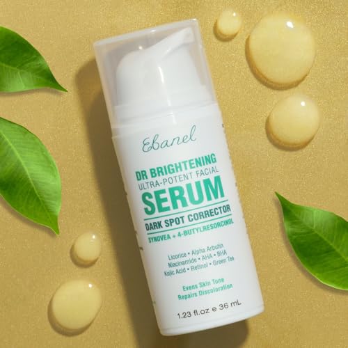 Ebanel Removedor de manchas oscuras para suero facial aclarador de la piel corrector de manchas oscuras para tratamiento de melasma e hiperpigmentación con ácido azelaico, ácido kójico, alfa arbutina