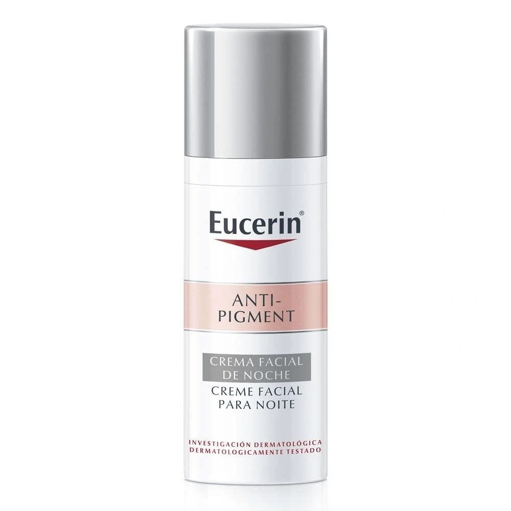 Eucerin Crema facial hidratante noche anti manchas Anti Pigment 50ml + Protector solar facial anti manchas FPS 50 + Anti Pigment Sun 50ml