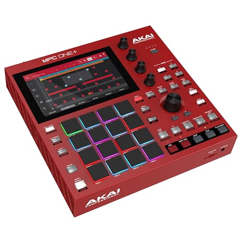 AKAI Professional MPC One+ caja de ritmos autónoma, creador de ritmos y controlador MIDI con wifi, Bluetooth, drum pads, plugins y pantalla táctil