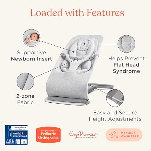 Silla Mecedora Evolve Light Grey