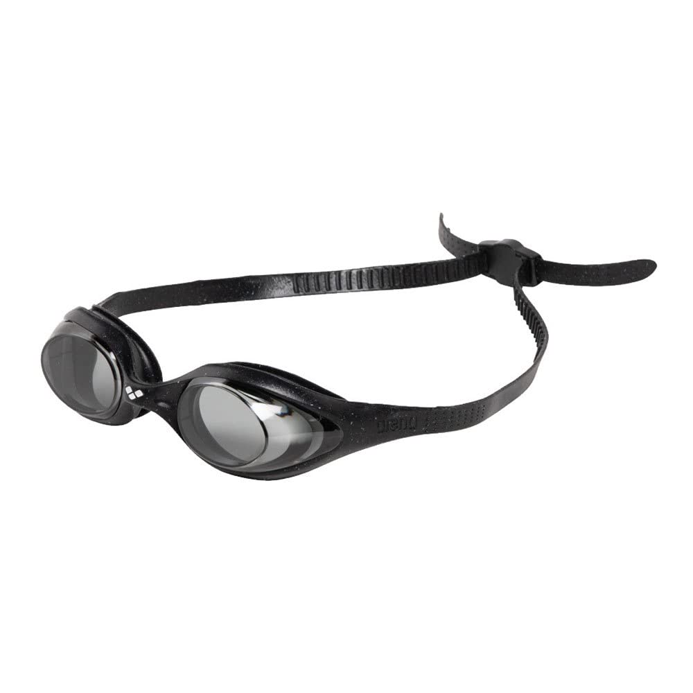 ARENA - anteojos de natación unisex para adultos, para principiantes, hombres y mujeres, antivaho, sin fugas, para fitness, natación, lentes sin espejo, humo/negro