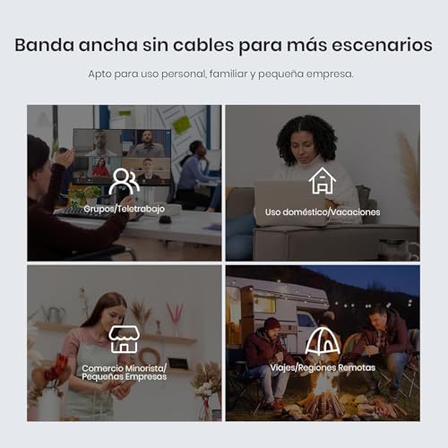 Tenda 4G03 Pro Router 4G LTE Portátil | WiFi 300Mbps + Puerto LAN/WAN | Plug & Play, Compatible con Operadores Múltiples