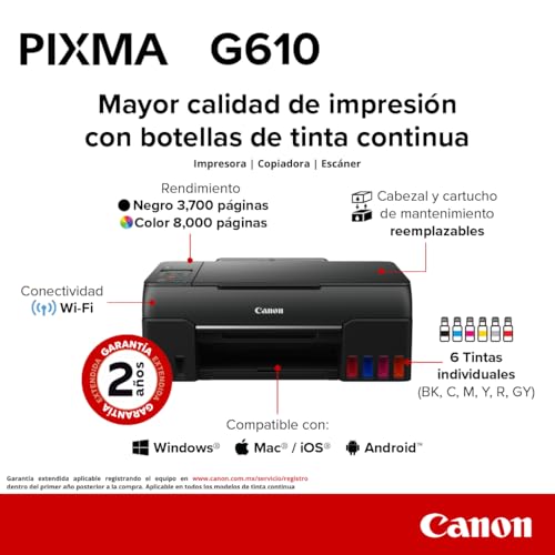 Canon Multifuncional PIXMA G610