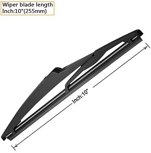 AUTOBOO - Limpiaparabrisas delantero de 56 y 51 cm y trasero de 25 cm, repuesto para Jeep Compass 2016, 2017 (paquete de 3)