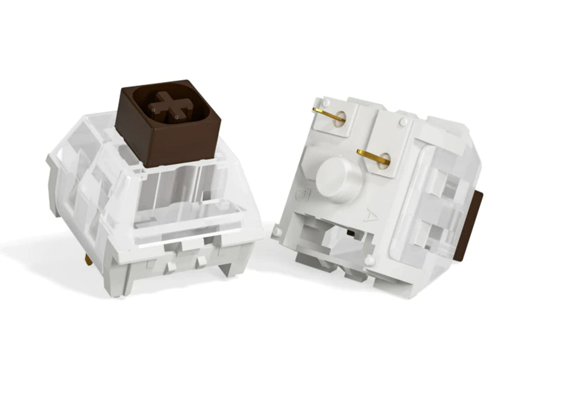 Switches Kailh Box Marrón para Teclados Mecánicos de Juegos, 65 Piezas
