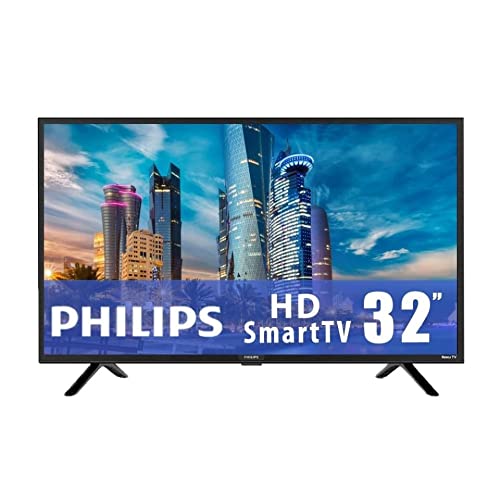 Televisor HD Smart LED Philips 32 Pulgadas Compatible con Netflix y YouTube