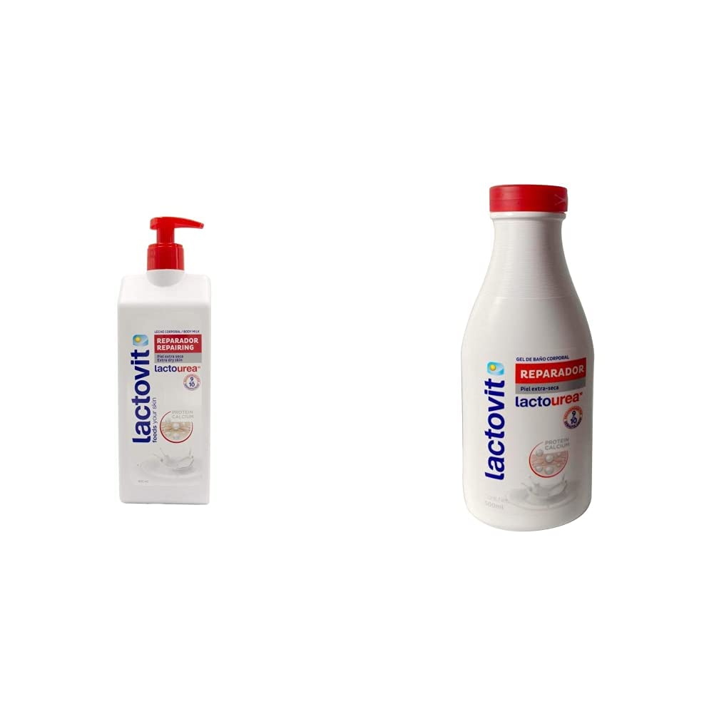 Lactovit Crema Nutrireparadora Lactourea + Gel De Baño Corporal Nutrireparador Lactourea