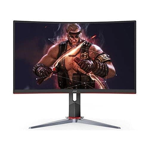 AOC Monitor Curvo 27" Gaming W-LED VA, Resolución 1920 x 1080p 165Hz, con Entradas de Video VGA/HDMI/DISPLAYPORT Bisel Ultra Delgado. Soporta VESA 46171612