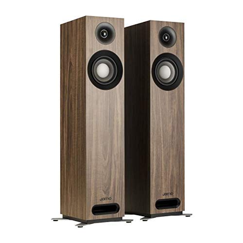 Jamo S 805 160W Negro, Nuez altavoz - Altavoces (2.0 canales, Alámbrico, 160 W, 49 - 26000 Hz, 8 Ohmio, Negro, Nuez)