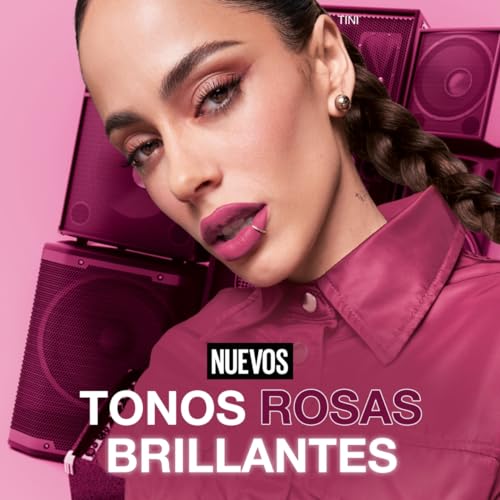 Maybelline Labial líquido brillante de larga duración, Superstay Vinyl Ink tono Edgy 165, 4.2ml