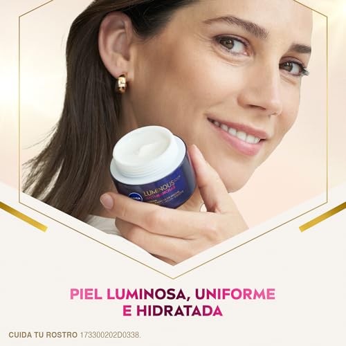 NIVEA Luminous 630 Crema Reparadora Noche | Antienvejecimiento y Luminosidad