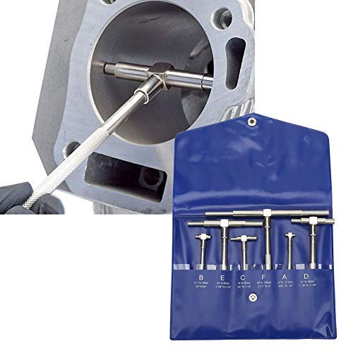 Juego de calibradores telescópicos, calibre de diámetro interior ajustable de 8 mm a 150 mm, 6 piezas de micrómetro telescópico, calibradores de herramientas de medición, calibradores de calibre de