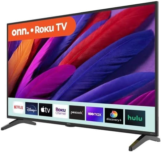Televisión 43 Pulgadas ONN Smart TV 4K HDR Compatible con Alexa y Google Assistant Reacondicionada