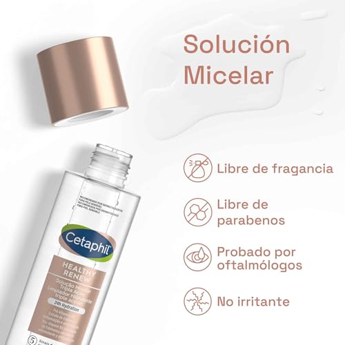 CETAPHIL HEALTHY RENEW Limpiador Hidratante Triple Acción 160 ml Limpia Profundamente Mejora la Calidad de la Piel Refina y Suaviza su Textura e Hidrata 48 hrs Sensible Recomendado por Dermatólogos