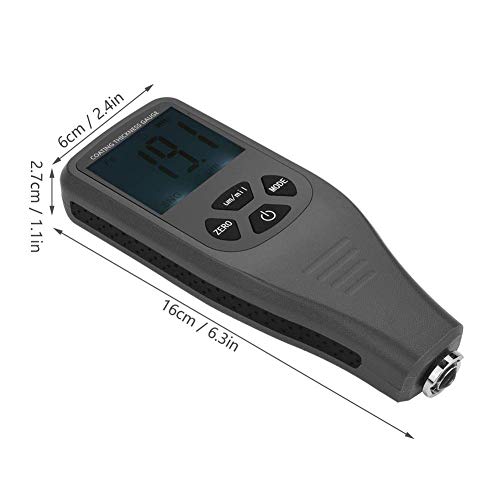 Probador de Espesor de Recubrimiento Walfront RZ240 Automático de Metal Digital Portátil con LCD para Uso Automotriz