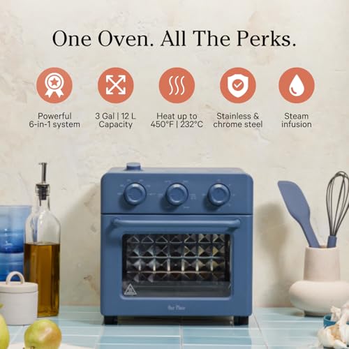 Freidora de Aire Our Place Wonder Oven Verde Multifuncional y Compacta