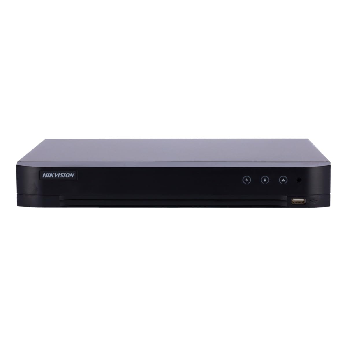Hikvision DVR 16 Canales TURBOHD + 8 Canales IP / 5 Megapixel Lite - 3K Lite/Audio de Dos Vías por Coaxitron/Reconocimiento Facial/ACUSENSE / 1 Bahía de Disco Duro/Salida de Video en Full HD
