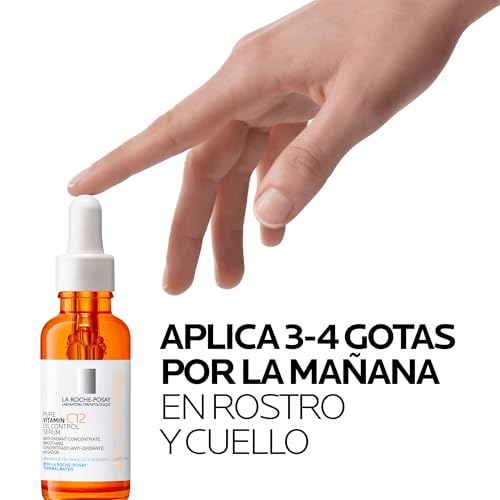 La Roche-Posay Pure Vitamin C12 Oil Control Serum 30ml Serum anti-oxidante con 12% de Vitamina C y Ácido Salicílico para piel mixta a grasa
