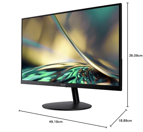 Acer Monitor SB2 Ultra Slim 21.5" FHD (1920 x 1080) Panel IPS | Tecnología AMD FreeSync | 100 Hz | 1ms (VRB) | Puertos HDMI y VGA