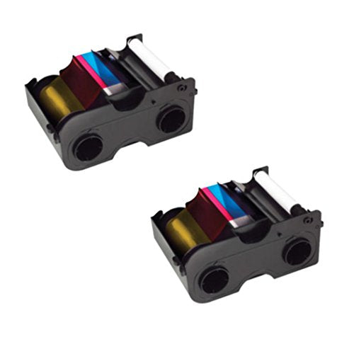 Impresora Cintas Fargo YMCKO Color Paquete de 2 para DTC1000 y DTC1250e