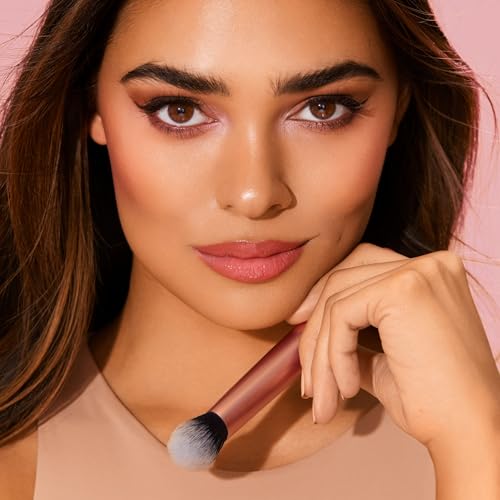 Real Techniques, Everyday Essentials, Set de Brochas de Maquillaje con Esponjas Multifuncionales, Kit de Accesorios Esenciales, Juego de Brochas para Maquillar Ojos, Mejillas y Rostro, 6 piezas