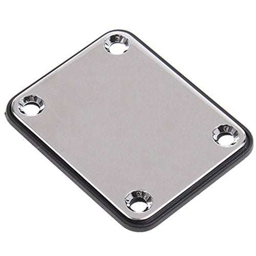 ogrmar cuello placa Fender con la tripulación cromado Repuestos para guitarra eléctrica 1pcs