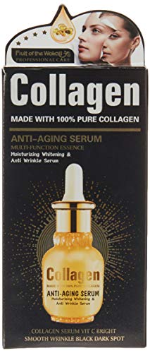 SERUM INTEGRAL A BASE DE COLÁGENO, ÁCIDO HIALURÓNICO, VITAMINA A, EXTRACTO DE ALOE Y VITAMINA C; hidratante Blanqueador y suero antiarrugas, suavizante aclarante y antienvejecimiento, mejora la elasticidad, aumenta la fuerza de la piel, elimina los efecto