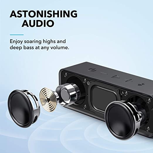 Soundcore Mini by Anker Bocinas Portátiles Bluetooth con 24h de Reproducción, Alcance de 20m, Micrófono Integrado, Altavoz Inalámbrico Ideal para iPhone, Samsung y Más