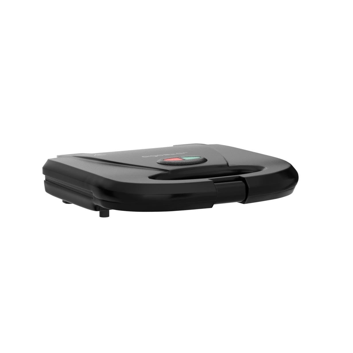 Aigostar Sandwichera con superficie antiadherente de rejilla profunda para huevo, jamón, filetes, parrilla eléctrica compacta tostador de Pan negro, certificado ETL, Roy