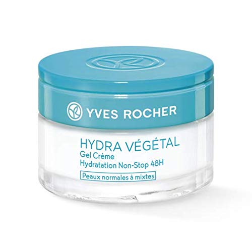 Yves Rocher Gel Crema Non-Stop, 48 h Hidratacion, 50 ml