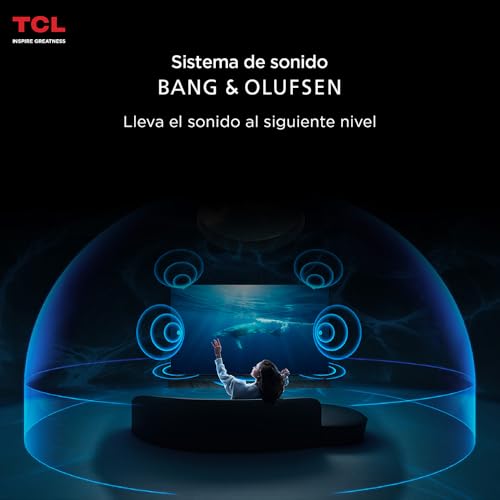 TCL Smart TV Pantalla 55" 55QM7K Google TV QLED - MiniLED 4K Google Assistant | Hands Free Voice Control | Alexa | VisionHDR10+| AiPQ™ | Micro Dimming | NITS 3000 | Panel 144 Hz