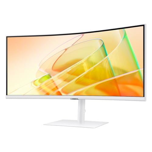 Monitor Samsung 34 Pulgadas Thunderbolt Curvo Alta Resolución Blanco