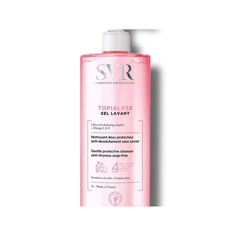 SVR Gel Limpiador para Rostro y Cuerpo Topialyse 1L