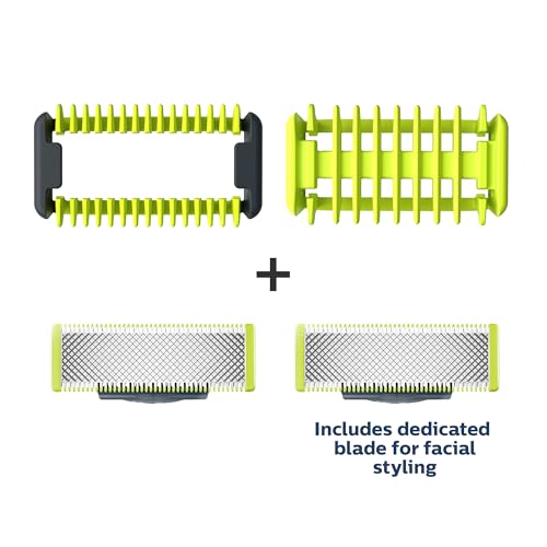 Philips Norelco Oneblade - Cuchilla de repuesto, Kit para rostro y cuerpo, Multicolor