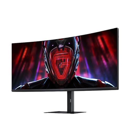 XIAOMI Curved Gaming Monitor G34WQi | 34" Panel VA WQHD (3440 * 1440) HDR 10 180Hz | Amplia Gama de Colores | Luz Led RGB Trasera | AMD Freesync Premium | 1ms MPRT | Altura Ajustable
