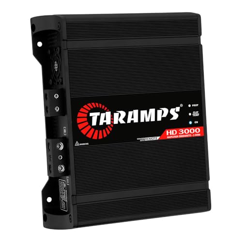 Amplificador Taramps Negro 1 Ohmio 3000 W para Coche