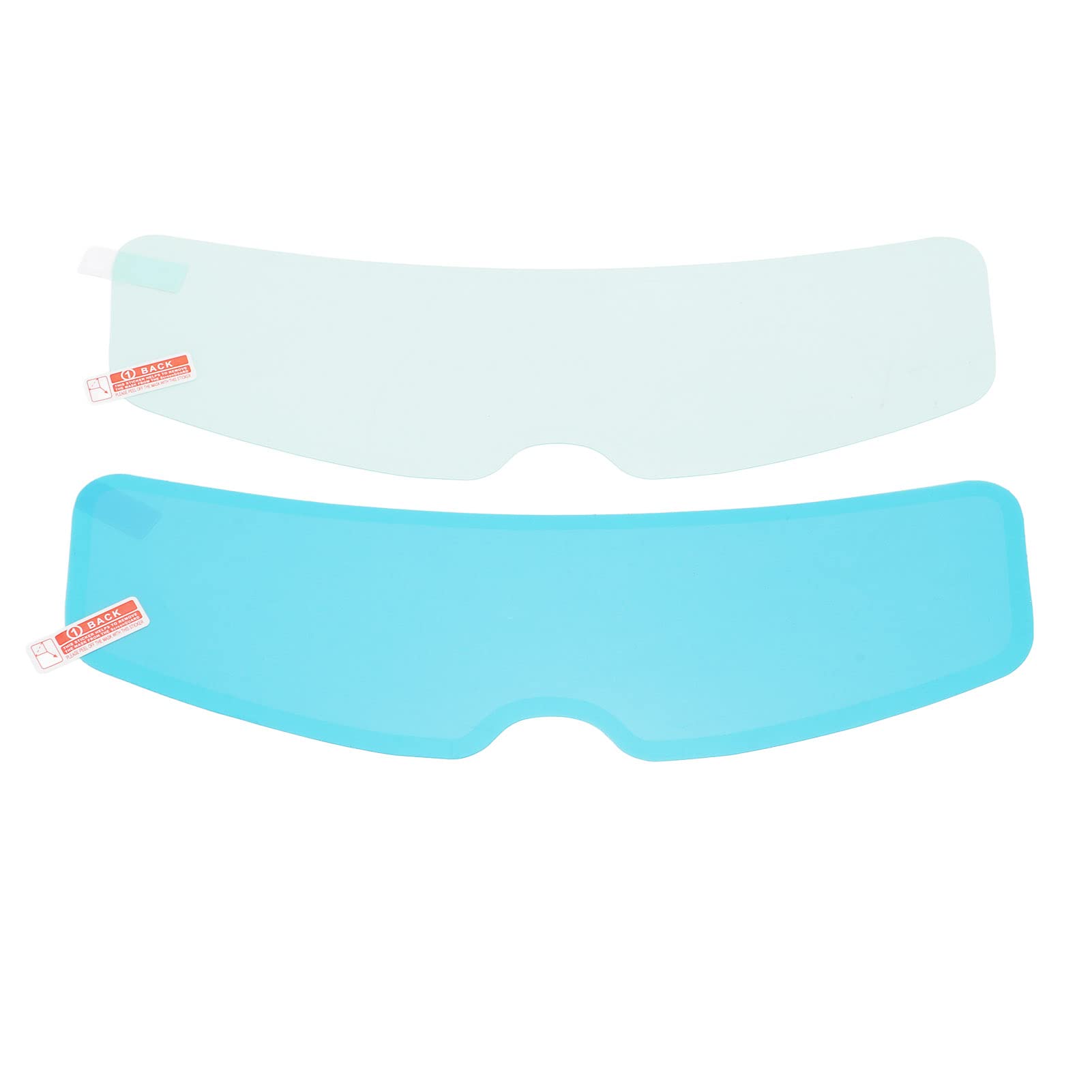 Película para Lentes de Casco Universal Alta Transparencia Impermeable 2 Piezas para Motocicleta
