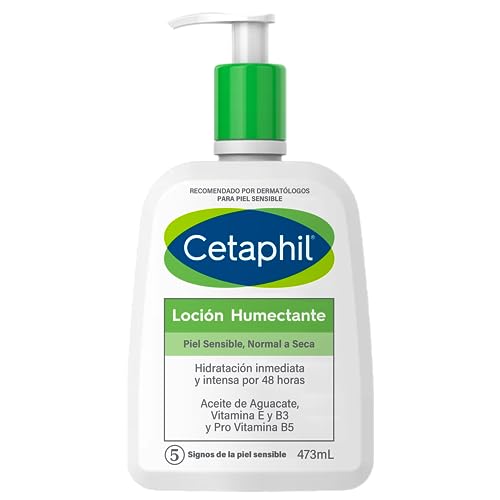CETAPHIL Loción Humectante 473 ml | Hidratación 48 Horas Piel Sensible