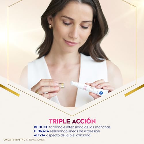 NIVEA Luminous630 Contorno de Ojos Anti-Ojeras 15 ml | Ácido Hialurónico y Cafeína